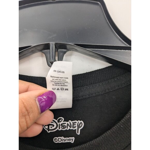 The Little Mermaid T Shirt Adult Size S Disney Neon Graphic Print Retro Princess - Picture 6 of 6